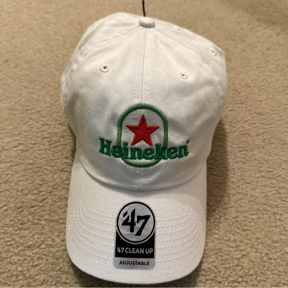 Heineken White Adjustable Cap